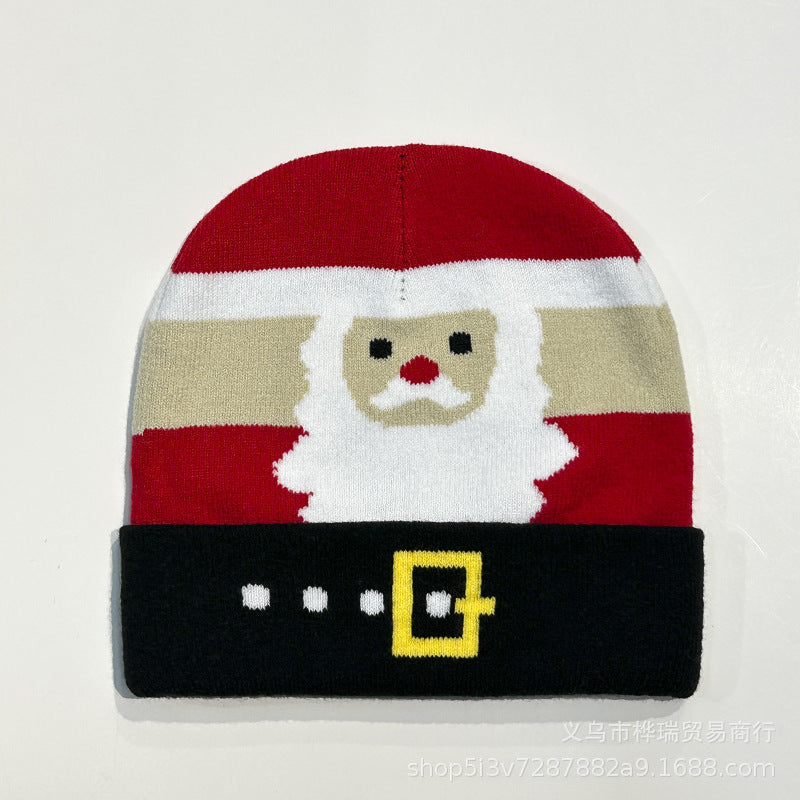 Wholesale Elk Knitted Hat Santa Claus Knitted Hat Christmas Knitted Hat