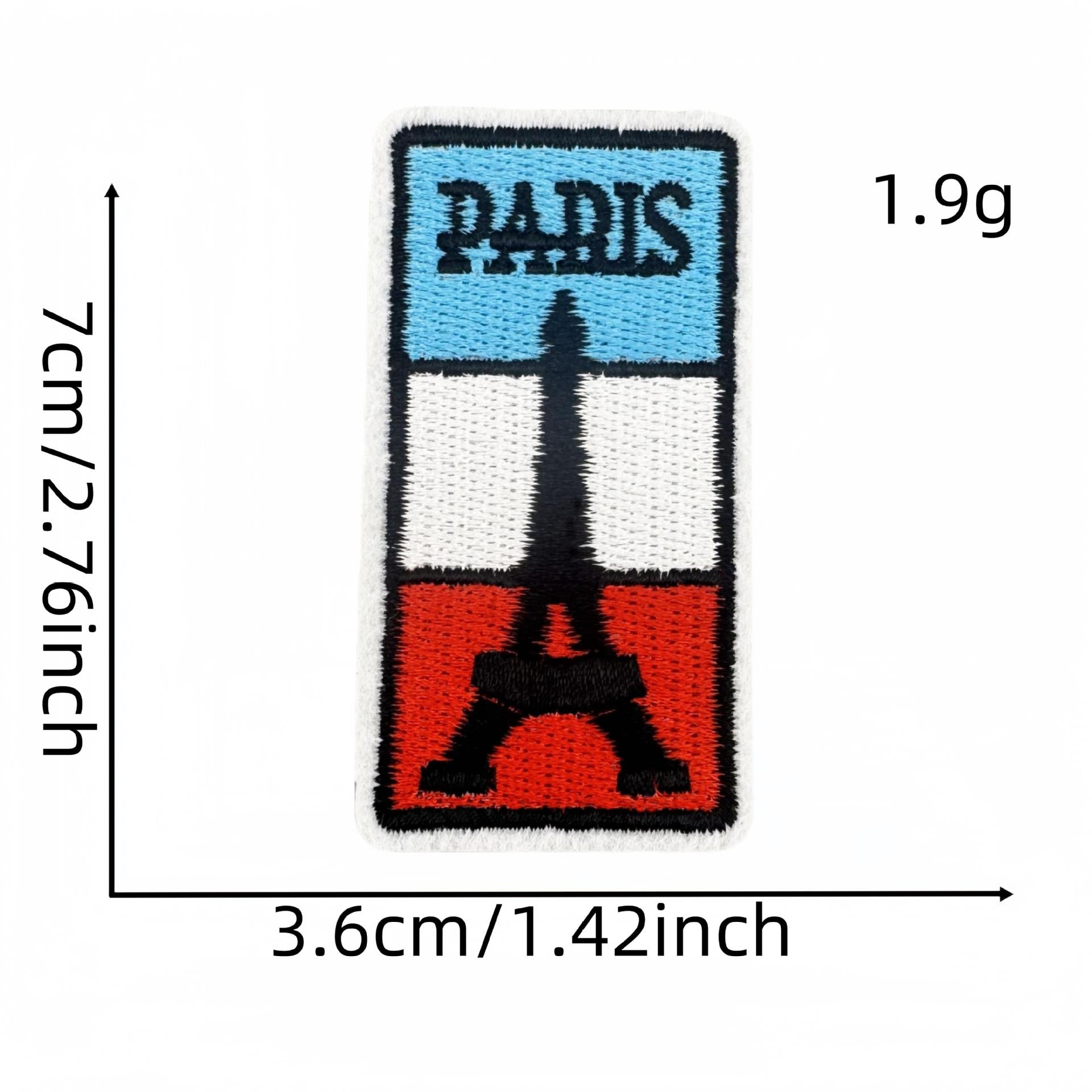 Wholesale Cartoon World Landmark Pattern Embroidery DIY Patches