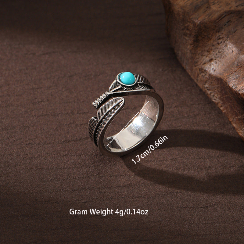 Wholesale Hip-hop Style Trendy Retro Zinc Alloy Open Adjustable Ring