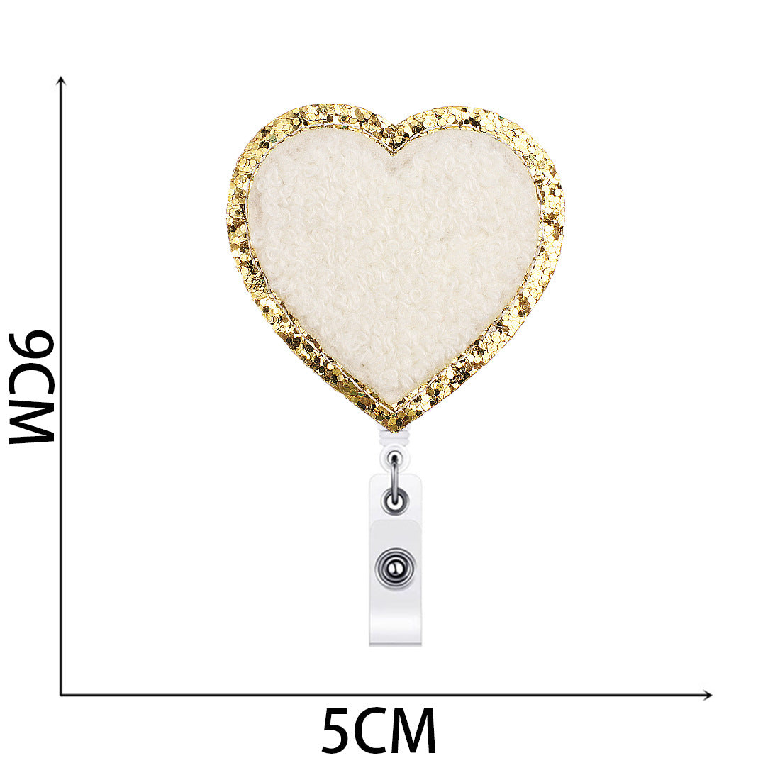 Wholesale towel embroidery love easy pull-up button embroidery cloth stickers