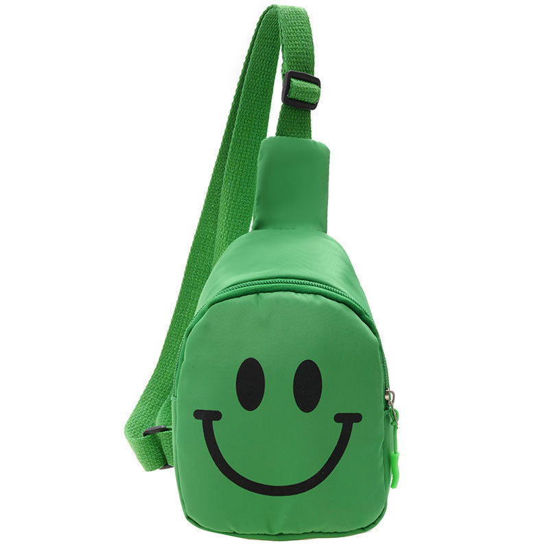 Wholesale Children's Internet Celebrity Smiling Face Nylon Outdoor Bags