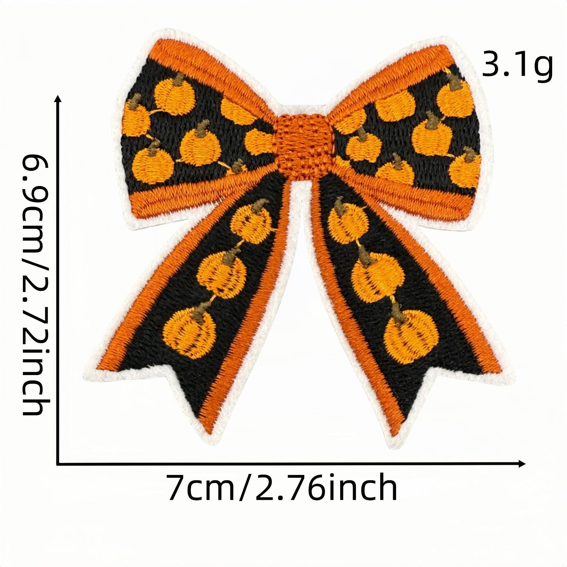 Wholesale Polyester Embroidered Bow Patch  Cartoon Design Iron On Decorative Badge For Clothing And Everyday Use