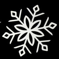 Wholesale Sales multi-style plastic snowflake  decoration