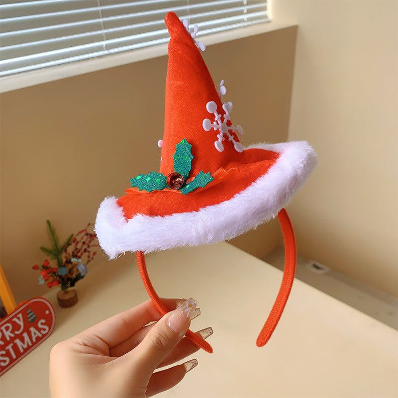 Wholesale 3D Cartoon Christmas Fabric Headbands
