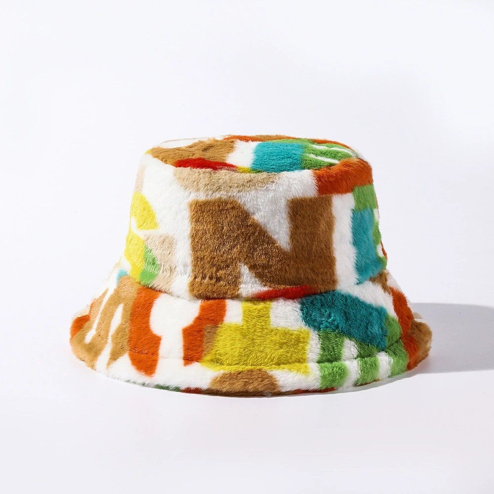Wholesale Colored Digital Printed Plush Fisherman Hats