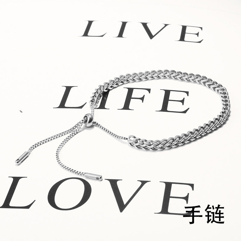 Wholesale Titanium Steel Non-fading Bracelet