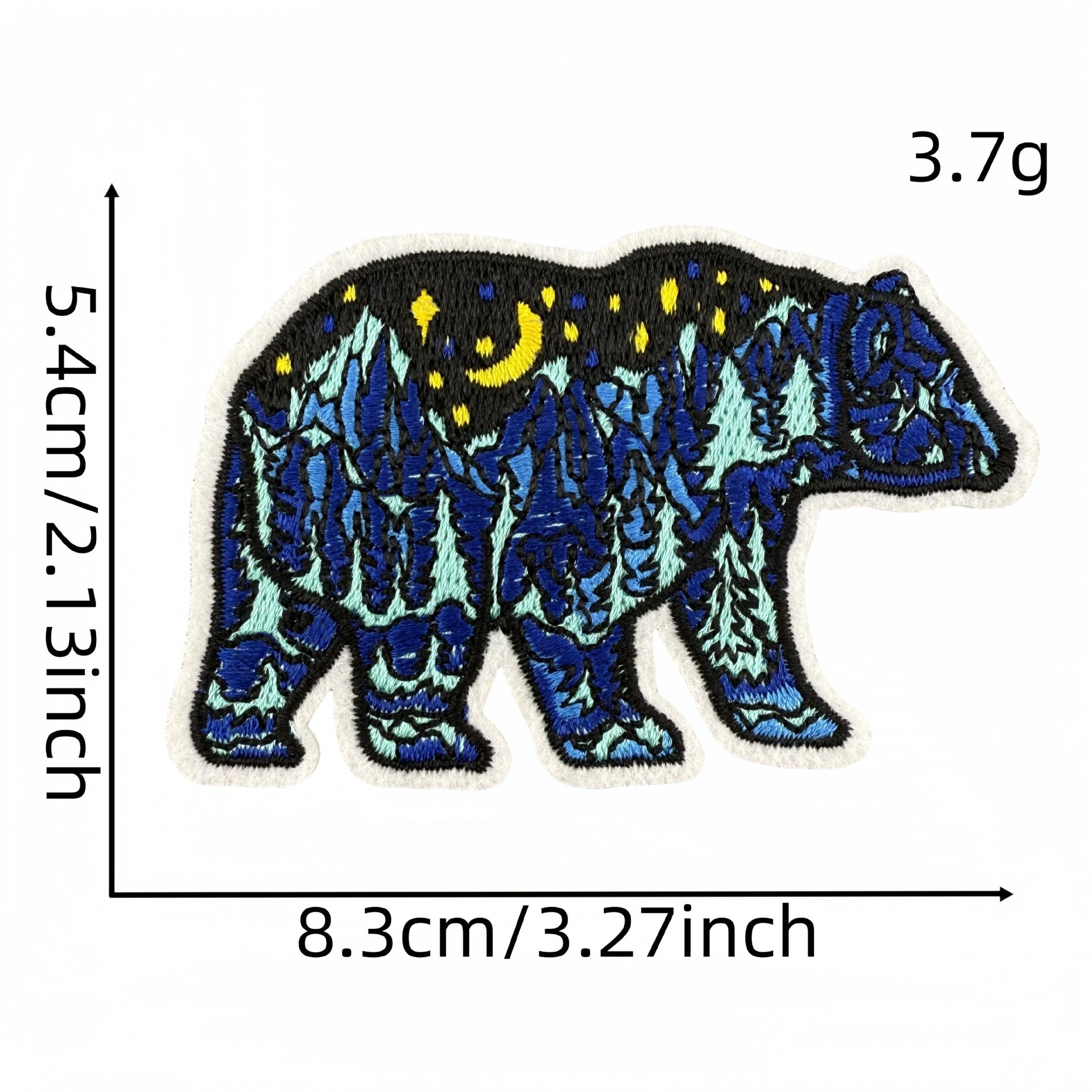 Wholesale Animal bear cloth patch embroidery patch accessories
