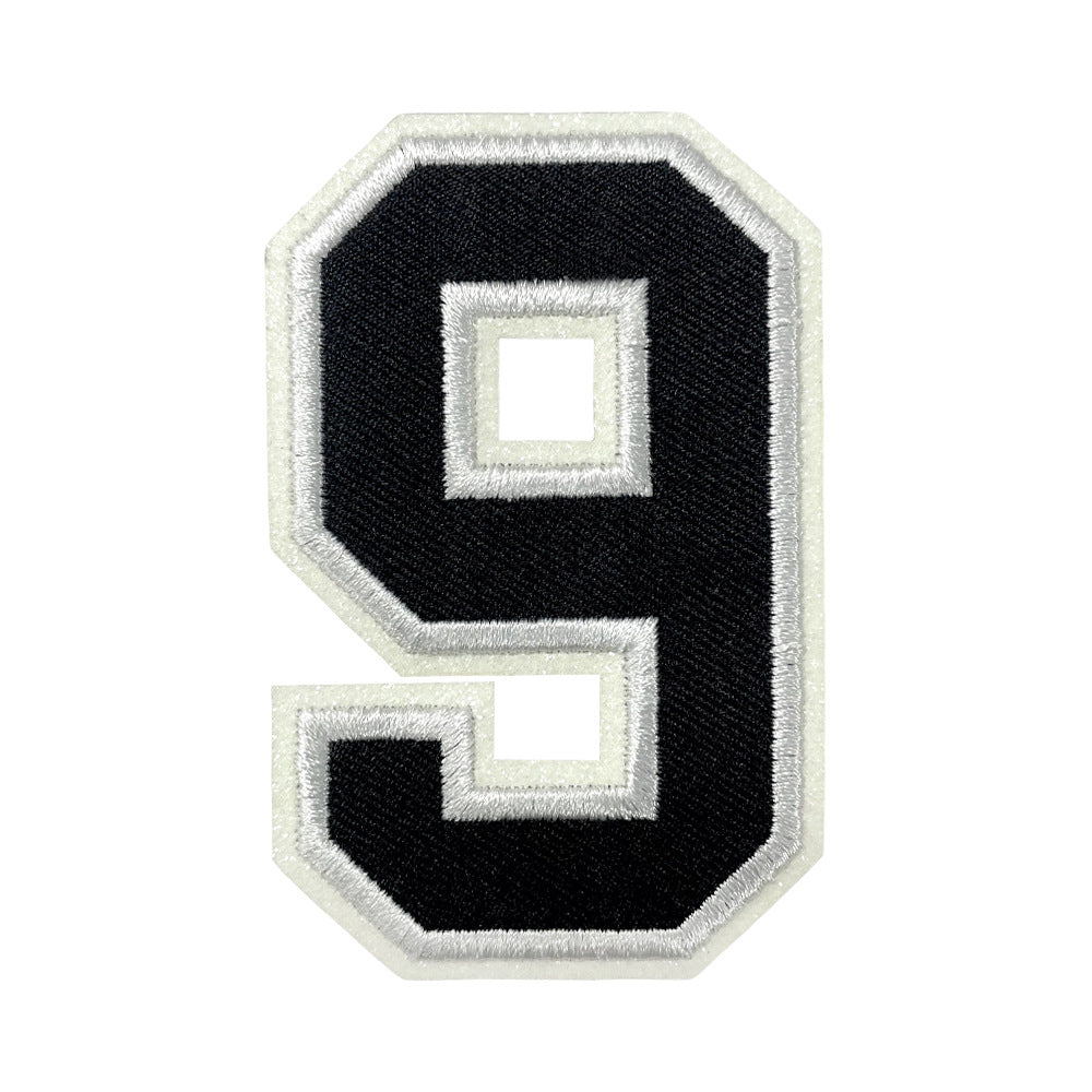 Wholesale Baseball Numbers 0 9 Iron On Embroidery Patches Polyester Fashion Accessory DIY Craft Supply For Clothing And Boutique Resale
