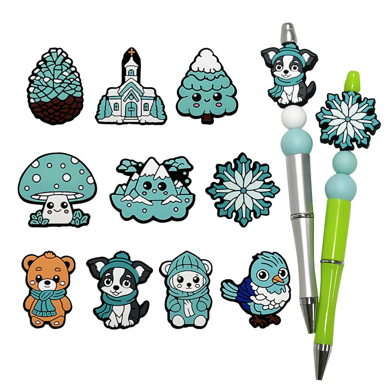 Wholesale 10pcs/packBeads Silicone Drops Beads Jewelry Beads