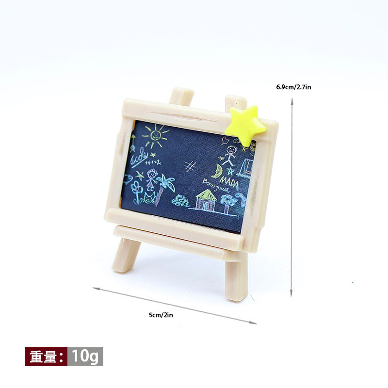 Wholesale coffee shop mini frame Doll Accessories