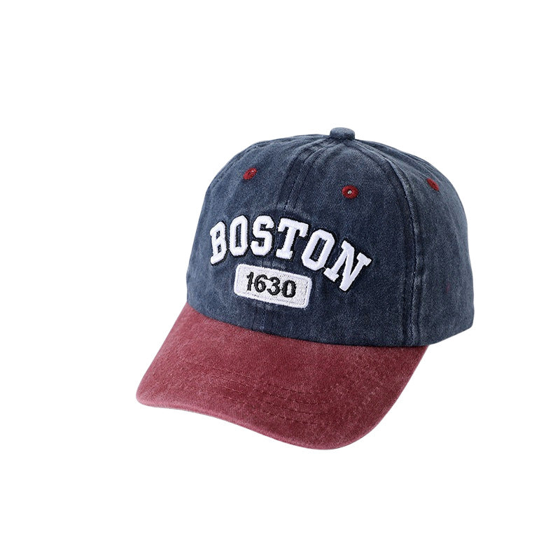 Wholesale Children's washed embroidered baseball cap