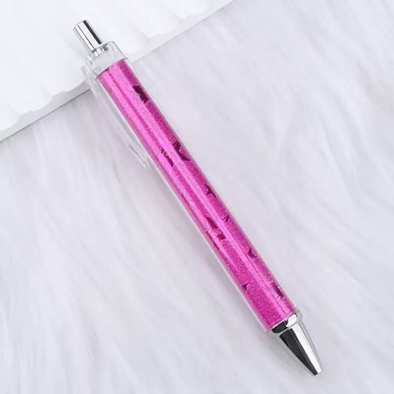 Wholesale Christmas & Pink Bow & Blingbling Roll Paper Ballpoint Pen
