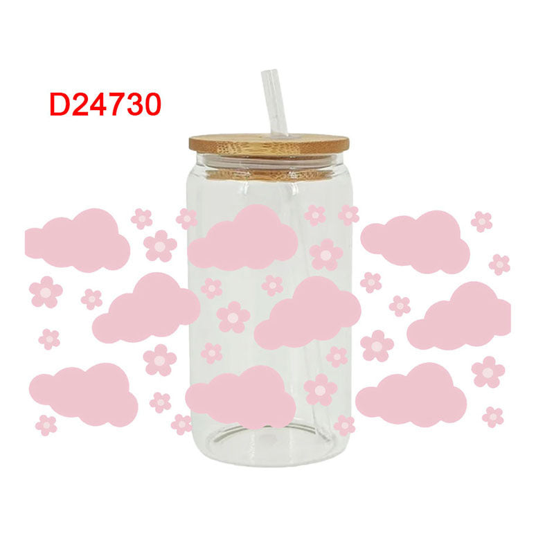Wholesale UV Transfer Paste Glass Crystal Label Crystal Paste 16OZ UV DTF WRAPS
