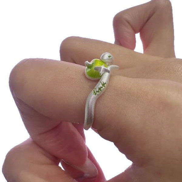 Wholesale Apple and Snake Sweet Cool Cute Adjustable Rings