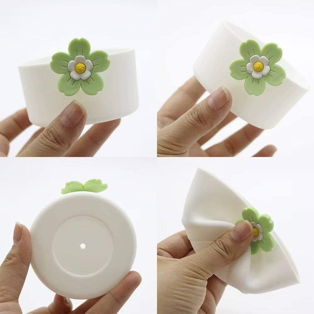 Wholesale Flower series cup sleeves Cup Accessories