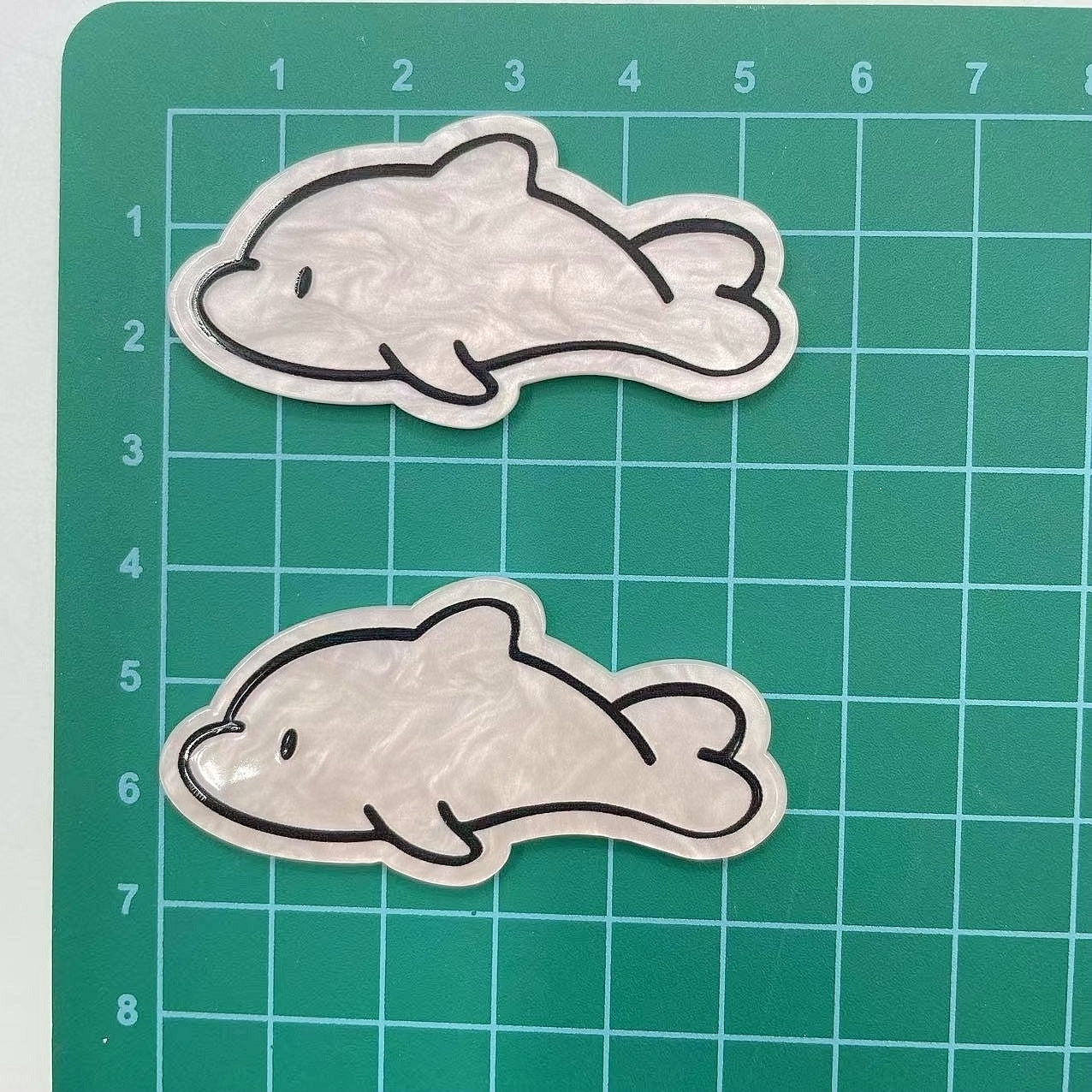 Wholesale 5pcs Cartoon Fish Acrylic FlatBack Cute Accessories