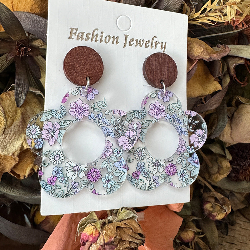 Wholesale Floral Daisy Earrings