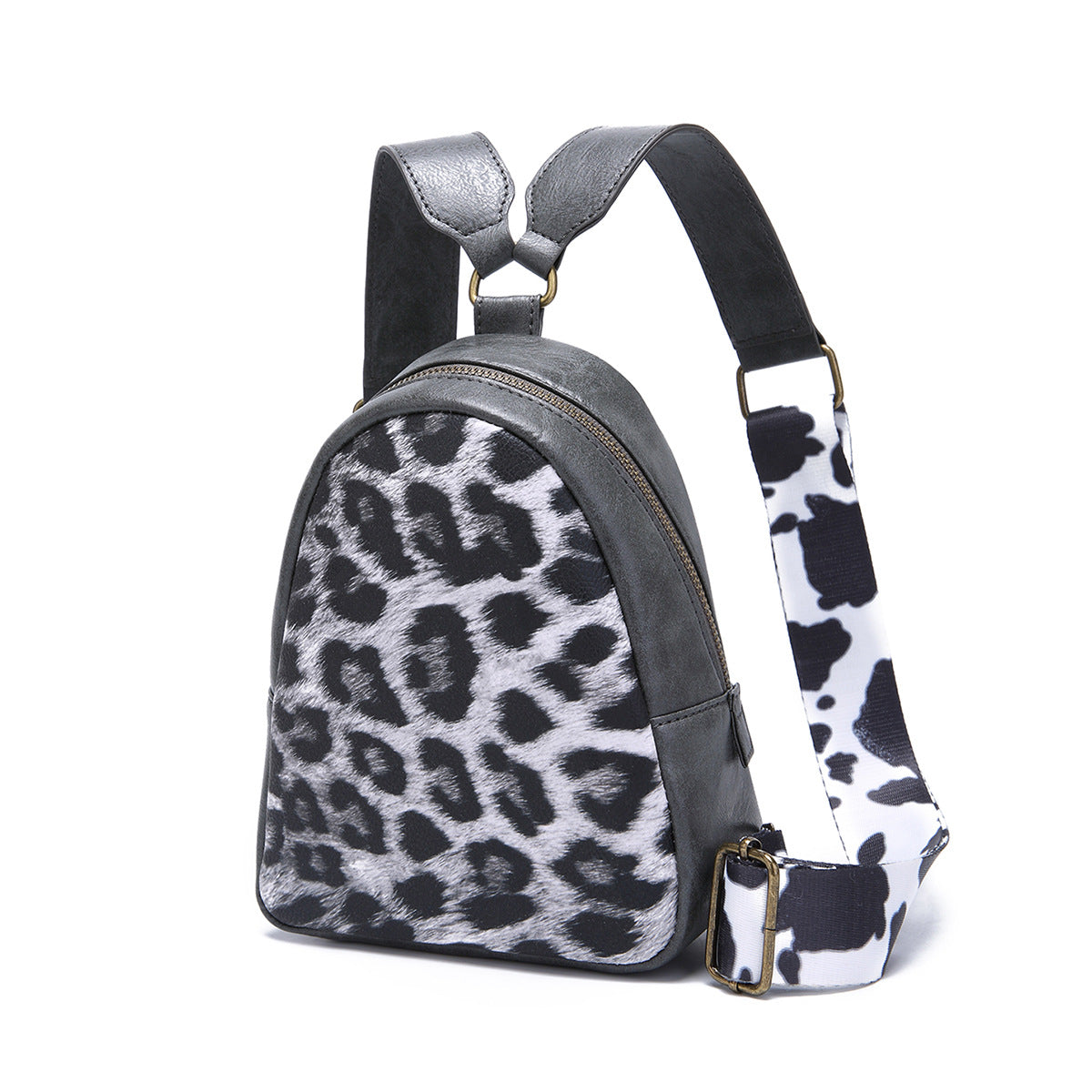 Wholesale Western Style Cow Pattern Retro Crossbody Bag