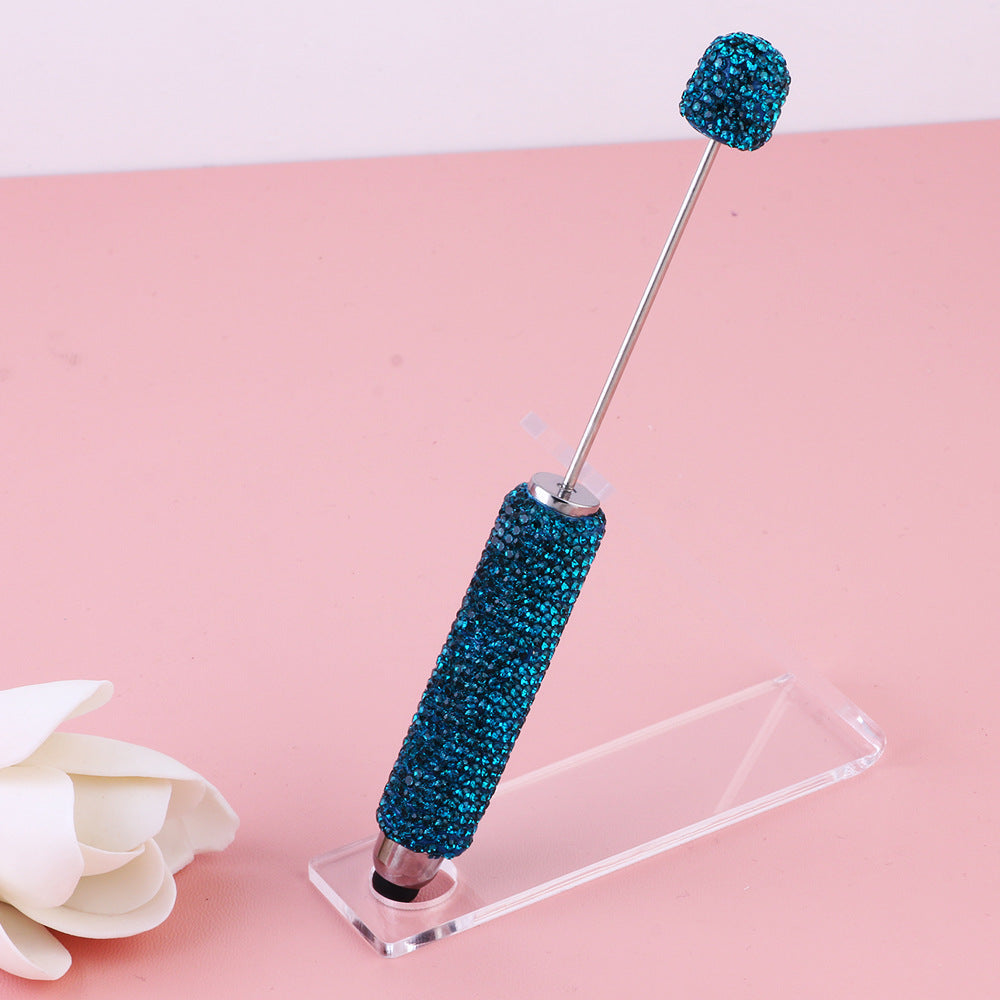 Wholesale  Live Hot Selling Color Touch Screen Pen Drill Pen Ceramic Mud Full Diamond Beaded Pen DIY Beaded Ballpoint Pen Heavy Industry Pen