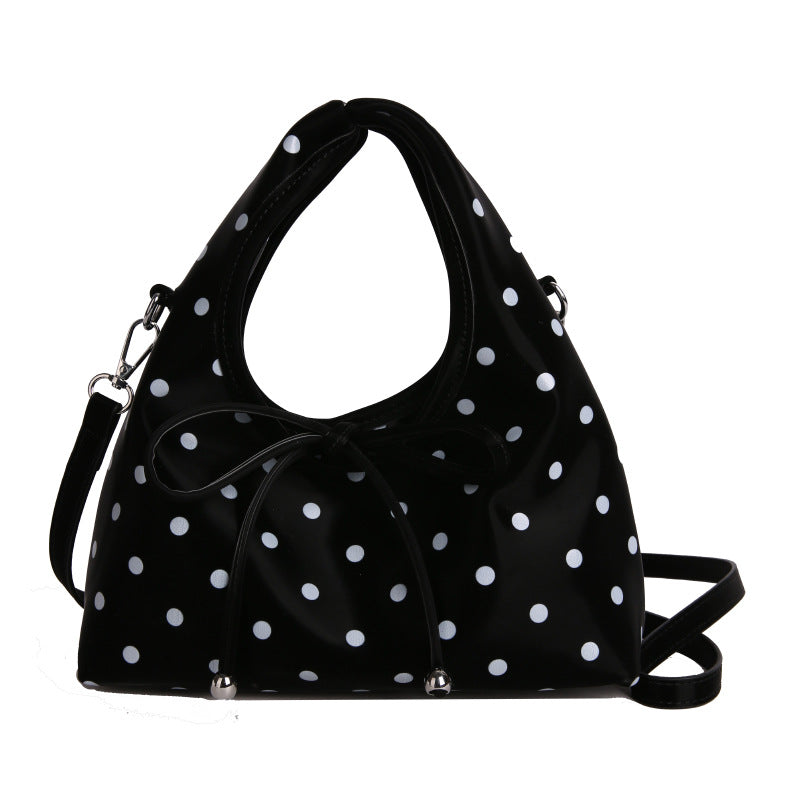 Wholesale Triangle handbag polka dot handbag shoulder bag