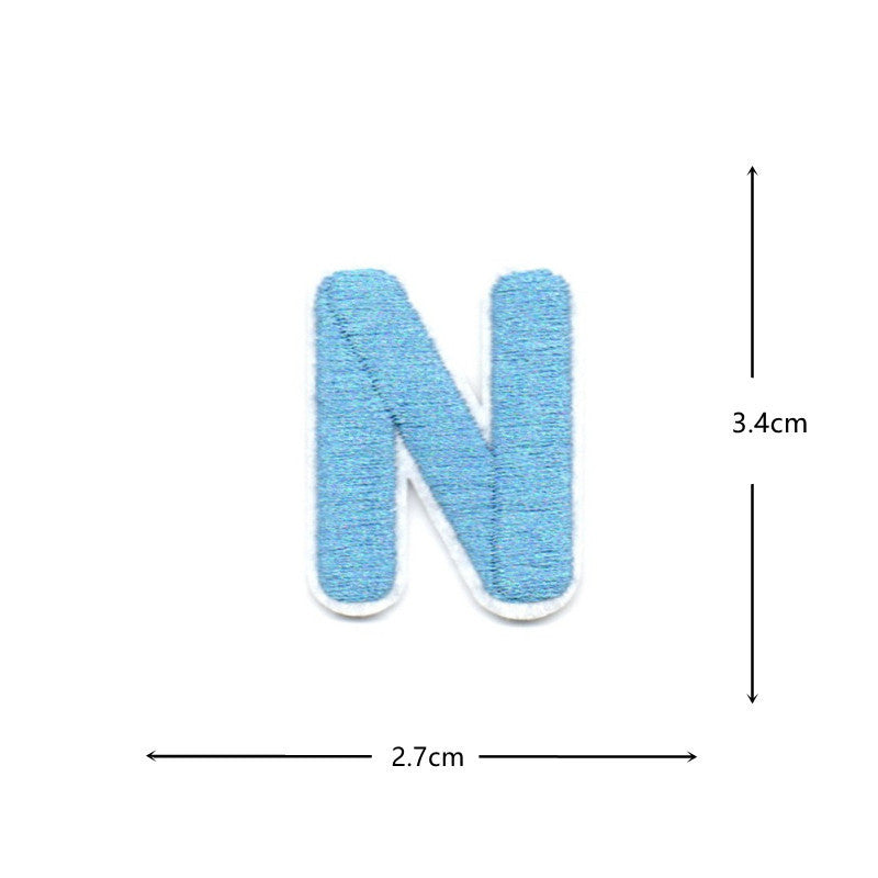 Wholesale Colorful numeric and English letters DIY Patches