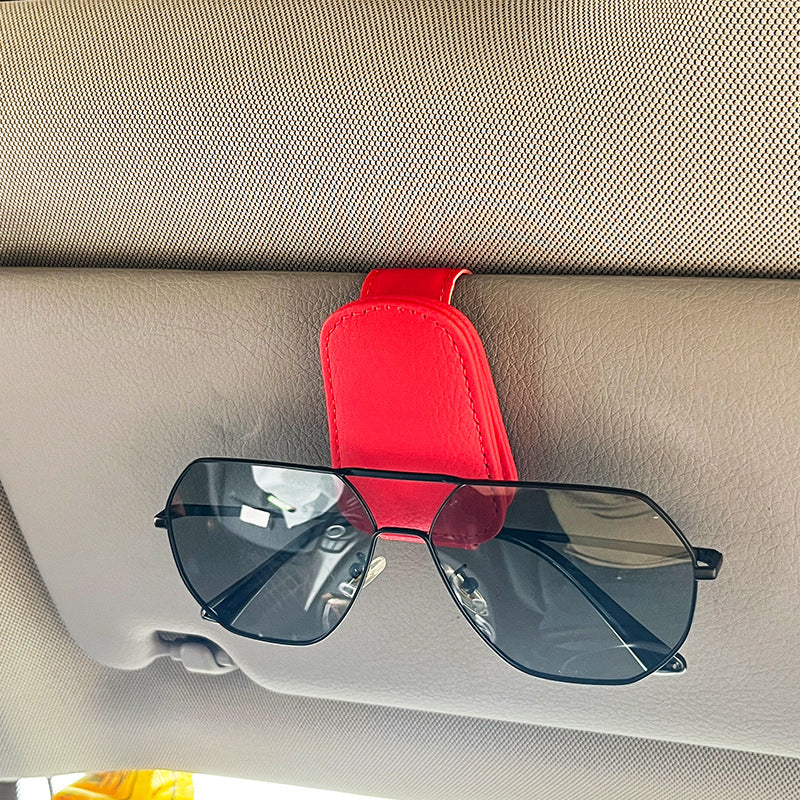 Wholesale Car glasses clip glasses visor sunglasses car multi-function card holder