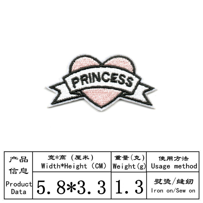 Wholesale Embroidered Patch Applique Trendy Cartoon Sun Flowers Rainbow Star Fruit Sew On Badge For Clothing DIY Craft Gift
