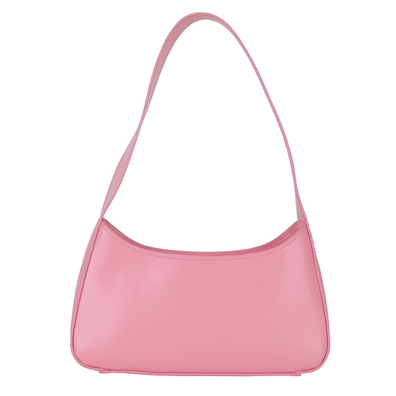 Wholesale Candy Color PU Shoulder Women's Bag