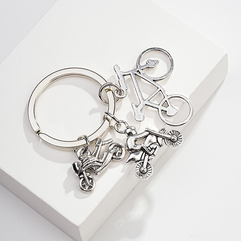 Wholesale Metal Baseball Sailing Car Keychain