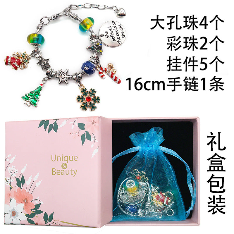 Wholesale 2PCS Christmas Kids Alloy Bracelet