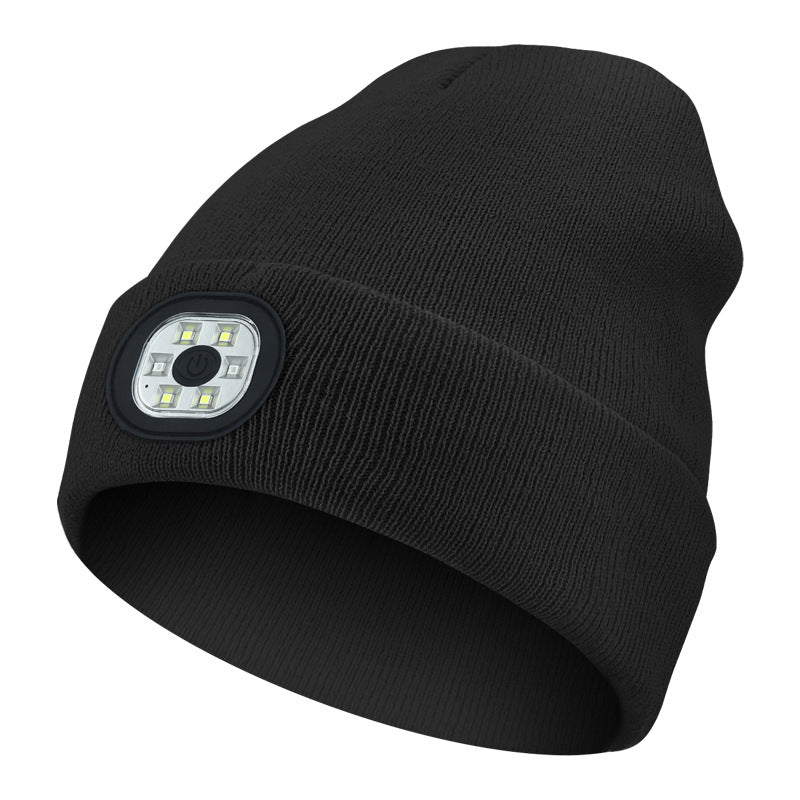 Wholesale Led Luminous Hat Warm and Cold-proof Lamp Cap