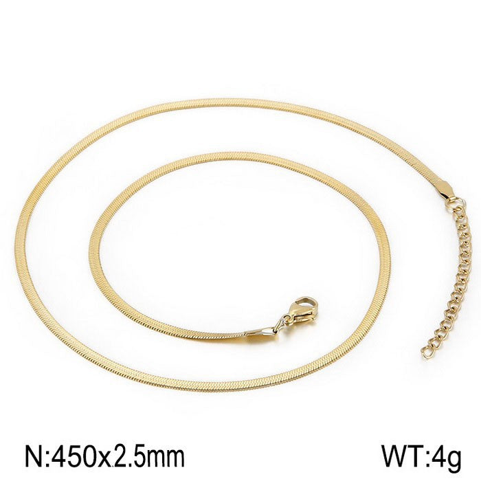 Wholesale personalized blade titanium steel necklace bracelet