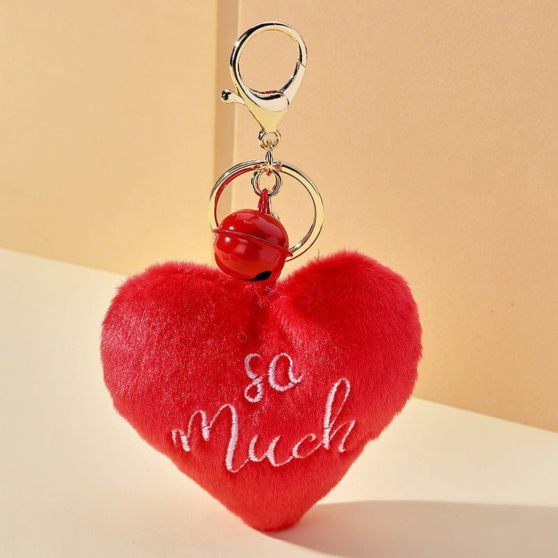 Wholesale Mother's Day Plush Love Embroidered MOM Keychains