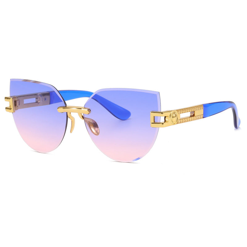 Wholesale PC Gradient Frameless Sunglasses