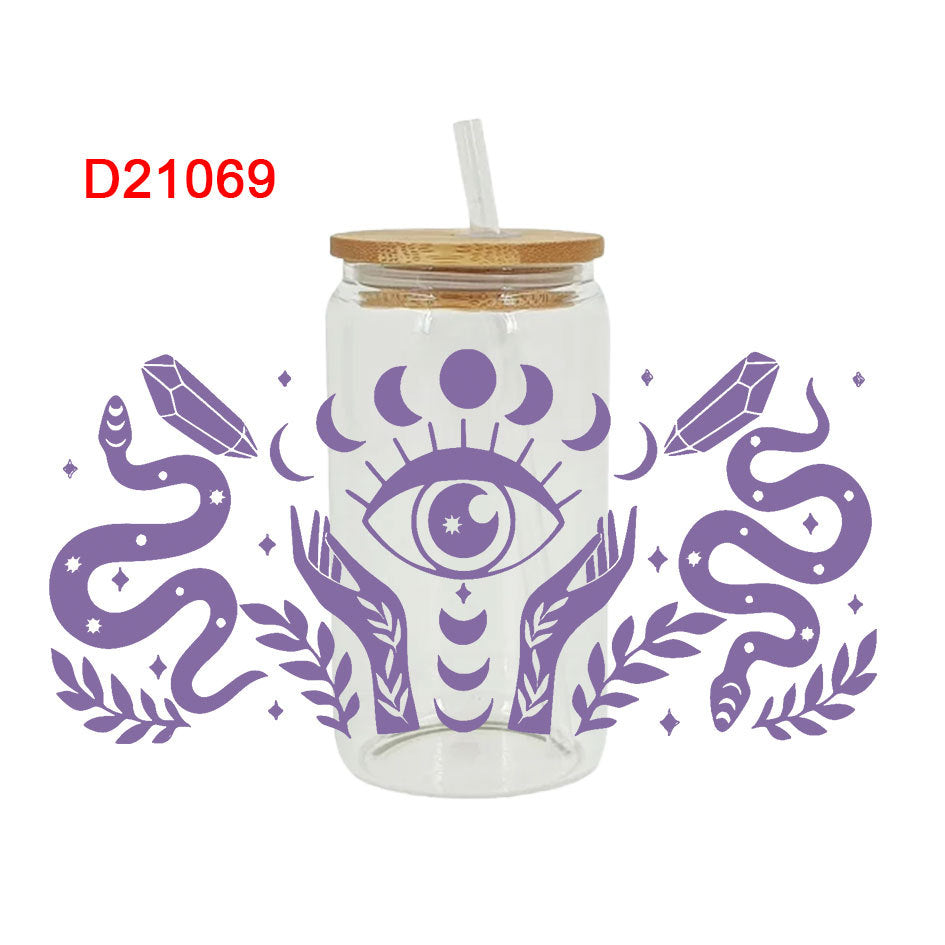 Wholesale UV Transfer Paste Glass Crystal Label Crystal Paste 16OZ UV DTF WRAPS