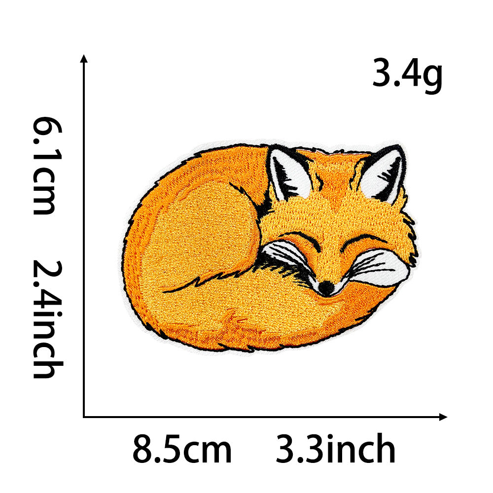 Wholesale Cute Cartoon Panda Polyester Iron On Embroidery Patch For DIY Clothing Decoration