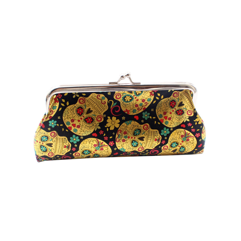 Purso de moneda de cráneo de Jakarivara al por mayor de PVC