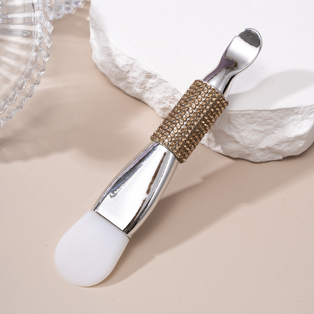 Wholesale Explosions mask brush silicone film rod soft hair facial beauty tools wholesale double head with scoop mud film brush