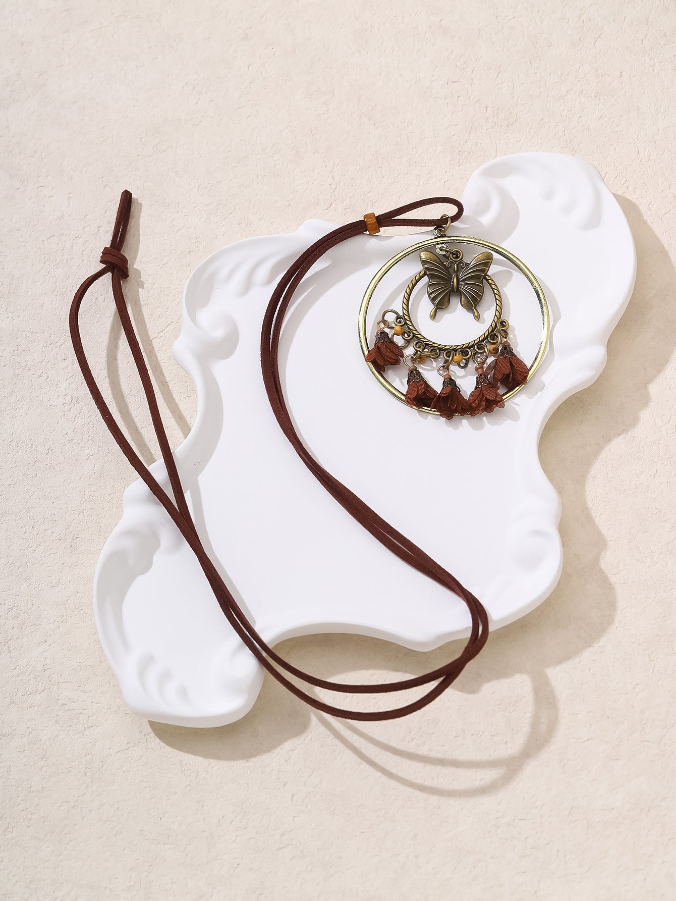 Wholesale New Chinese Ancient Style Zen Long Style, Niche Retro Double-layer Feather Necklaces