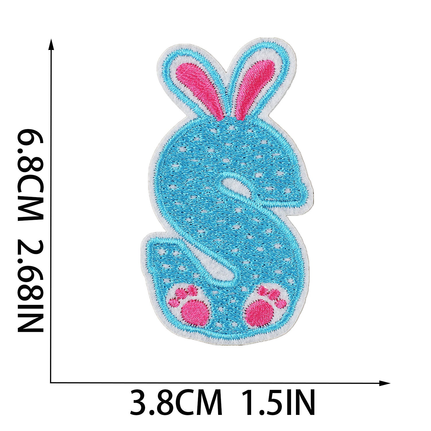 Wholesale Easter Rabbit Easter Egg Carrot Embroidery DIY Patches