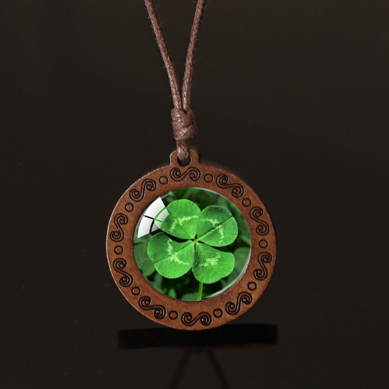 Wholesale  Lucky Four-Leaf Clover Pendant  Necklace