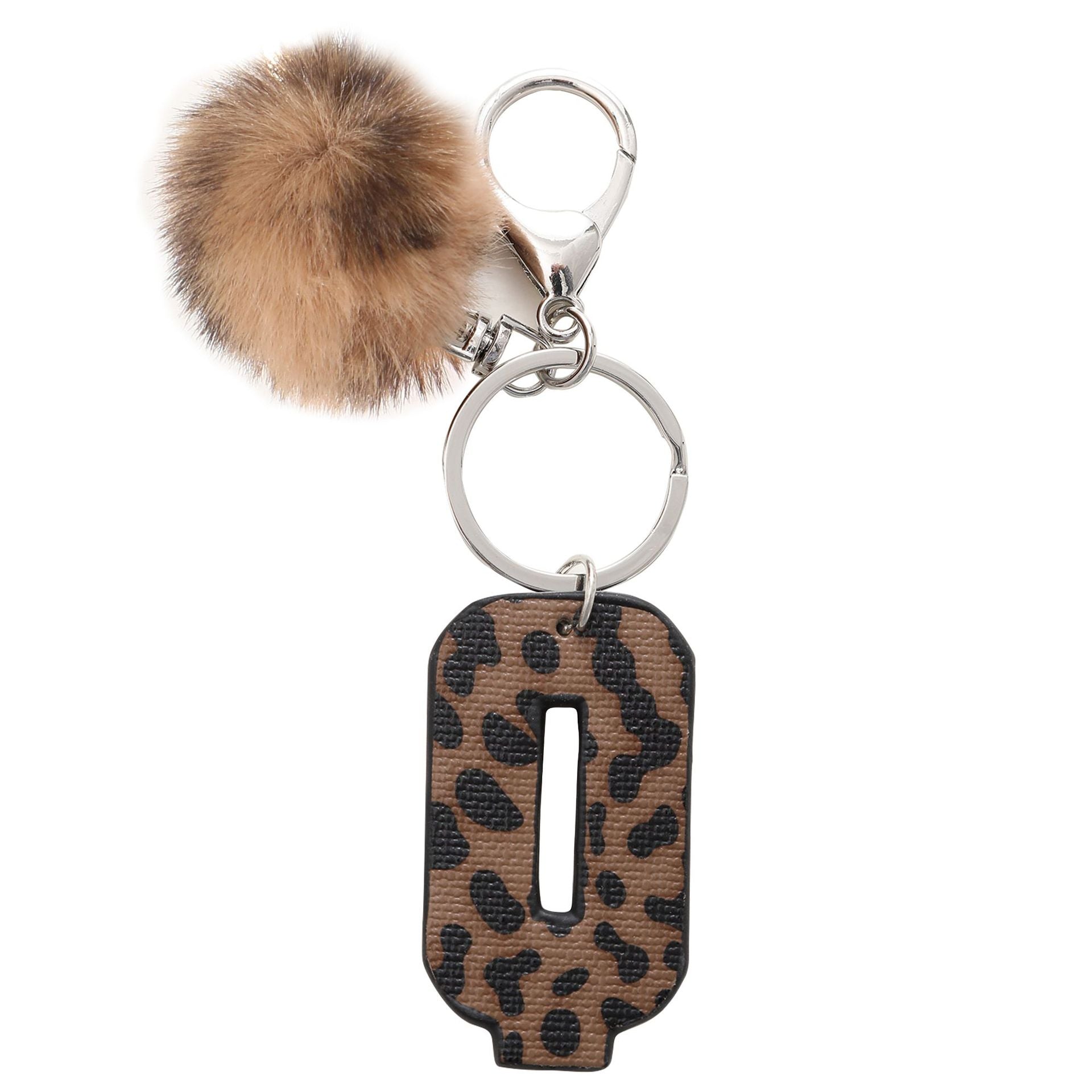 Wholesale Western Cowboy Leopard Leather Keychains