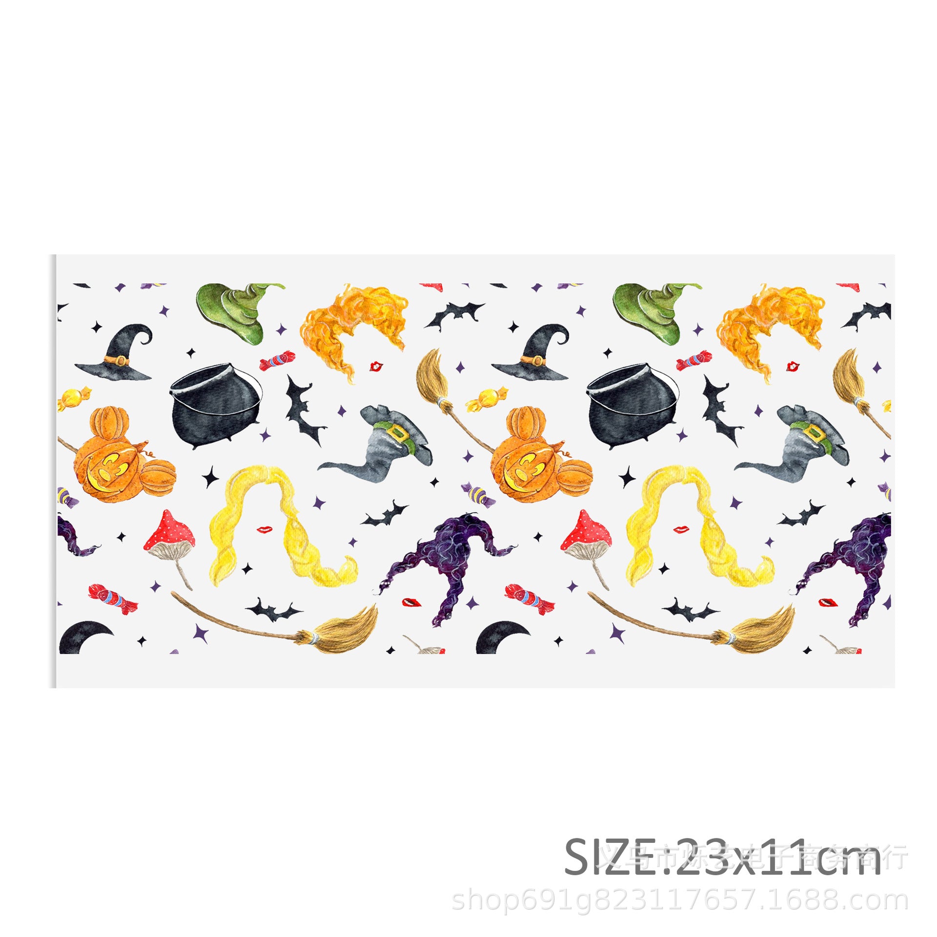 Wholesale Witch cartoon characters 16oz Cup UV DTF Wraps