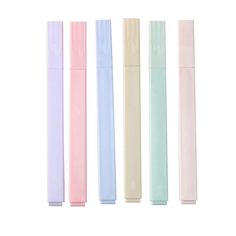 Wholesale Color Pole Fluorescent Plastic Ledger Stroke Key Marker Pen