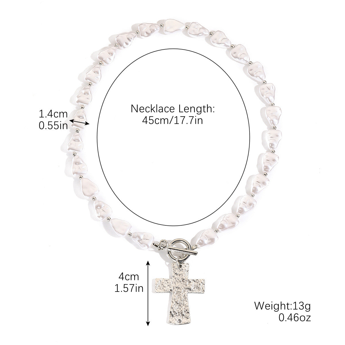 Wholesale Spliced rose cross pendant necklace