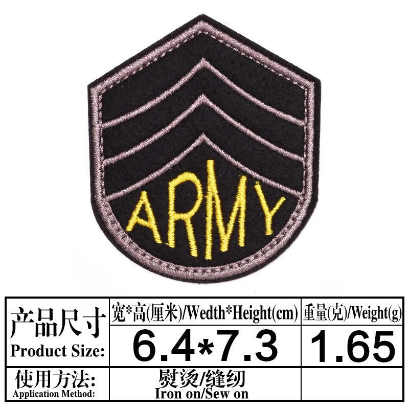Wholesale 9Pc Embroidered Cloth Patches Set DIY Sew On Badges For Jeans ets Fashion Accessory Boutique Gift For Craft Supply Resale