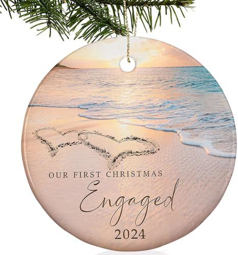 Wholesale Christmas Logo Wooden Round Pendant Ornament