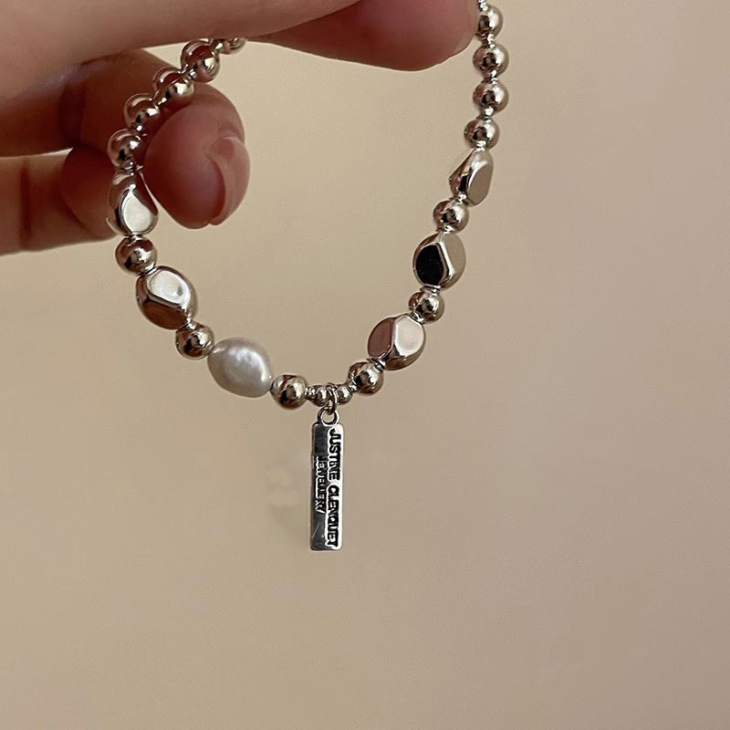 Wholesale Simple Temperament Silver Pearl Bracelet