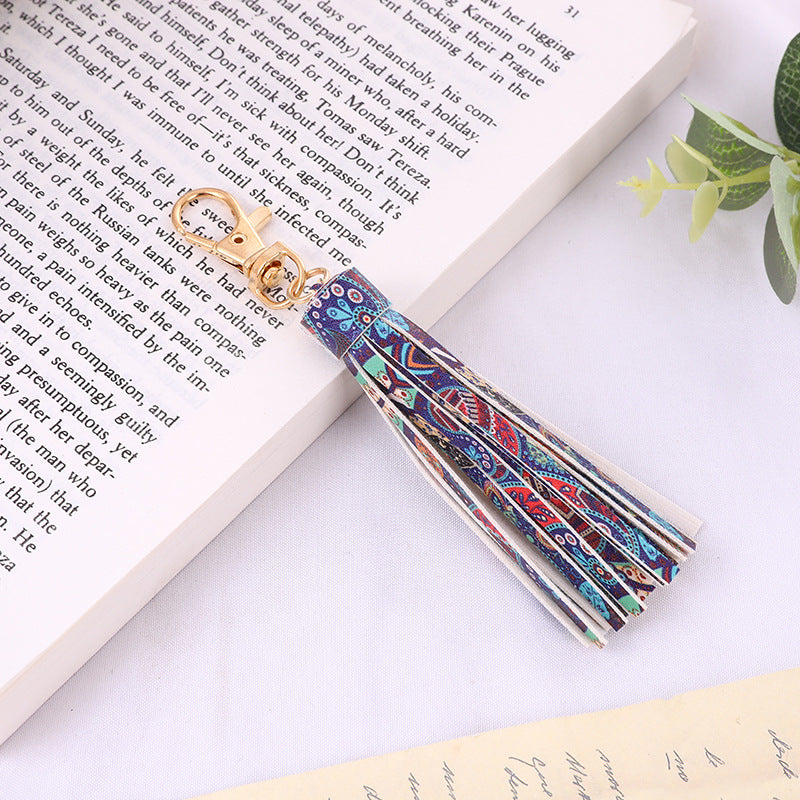 Wholesale Tassel pendant leopard print snake print fashion trend key accessories