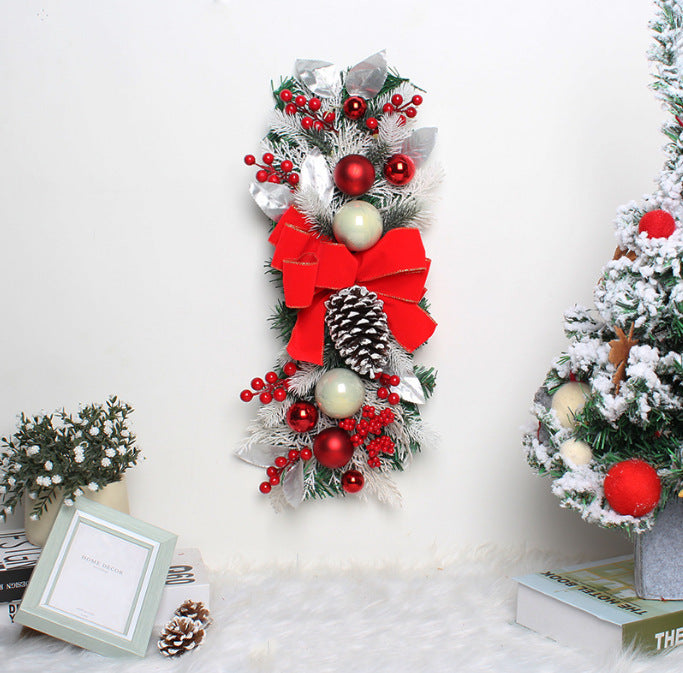 Wholesale Christmas Rattan Door Curtain Hangings Holiday Decorations